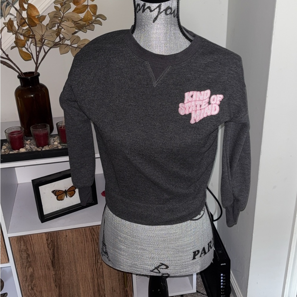 Old Navy Gray Knit Sweater